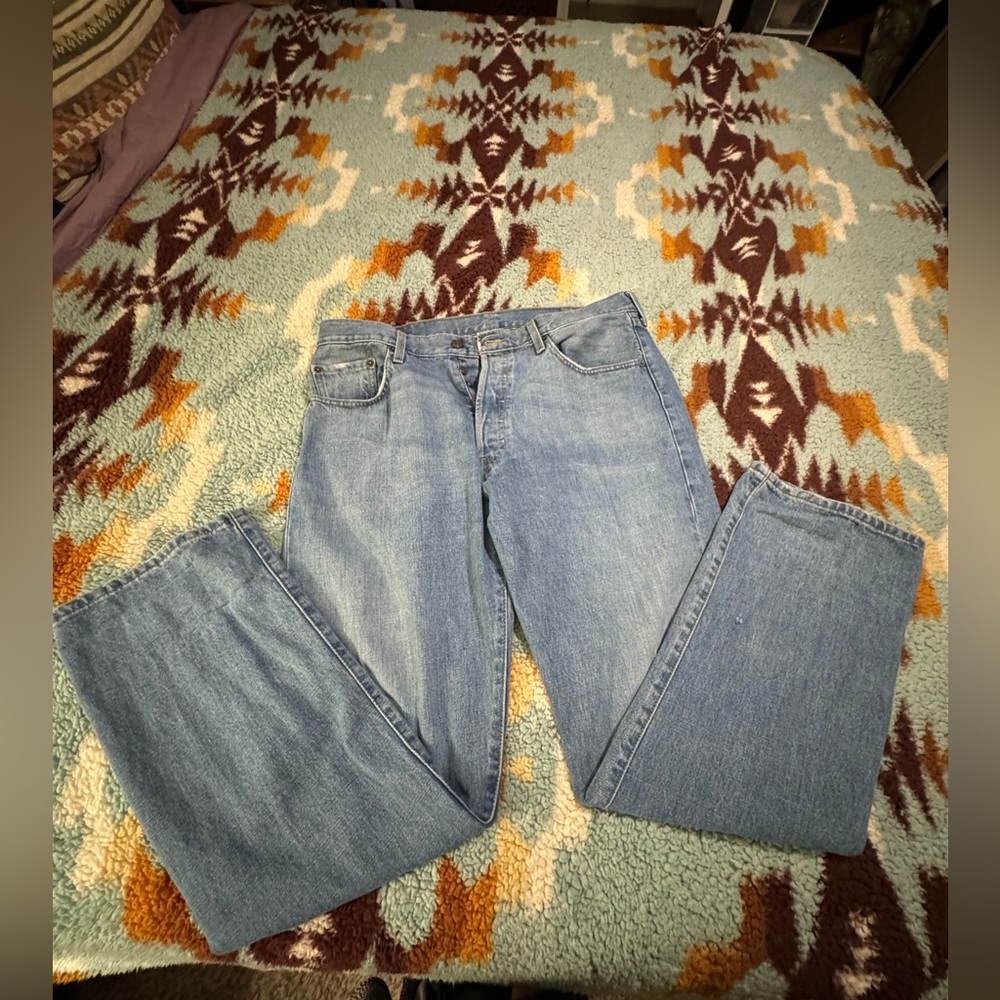 Levi's Light Blue Straight Leg Jeans